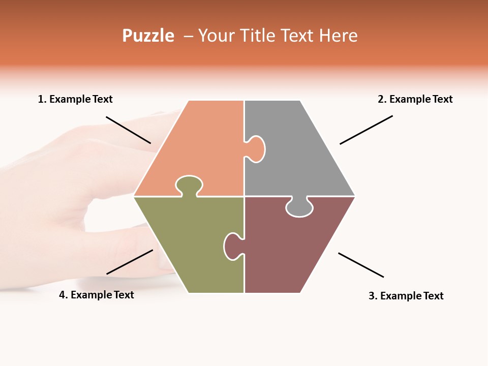 Connection Push Cable PowerPoint Template