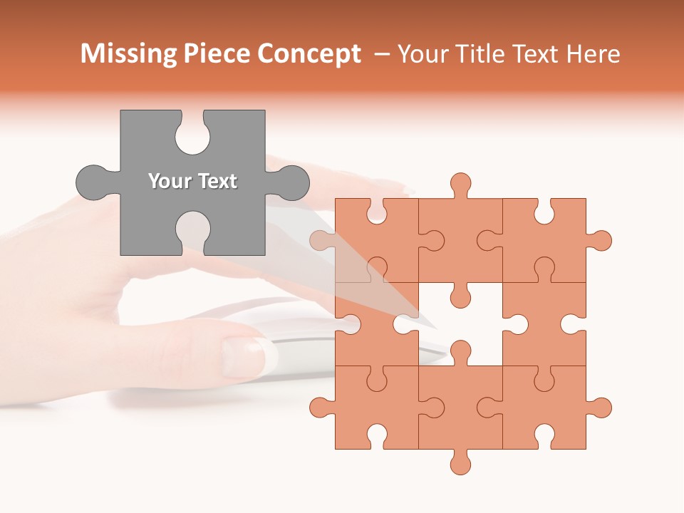 Connection Push Cable PowerPoint Template