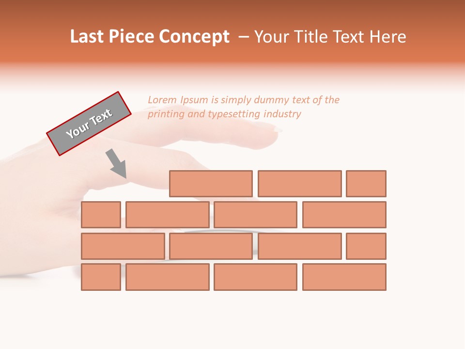 Connection Push Cable PowerPoint Template
