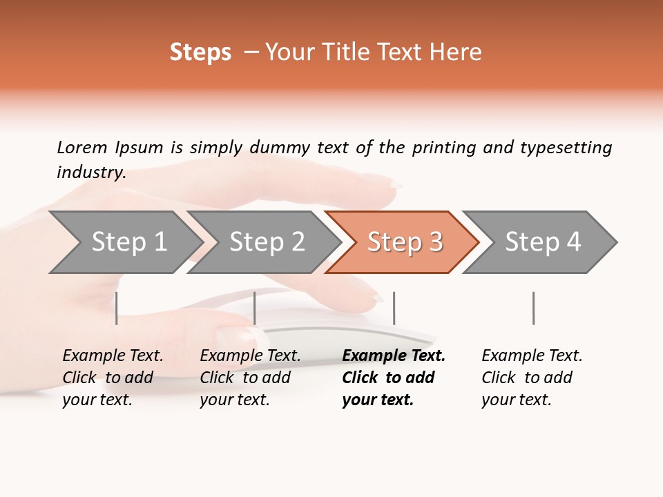 Connection Push Cable PowerPoint Template