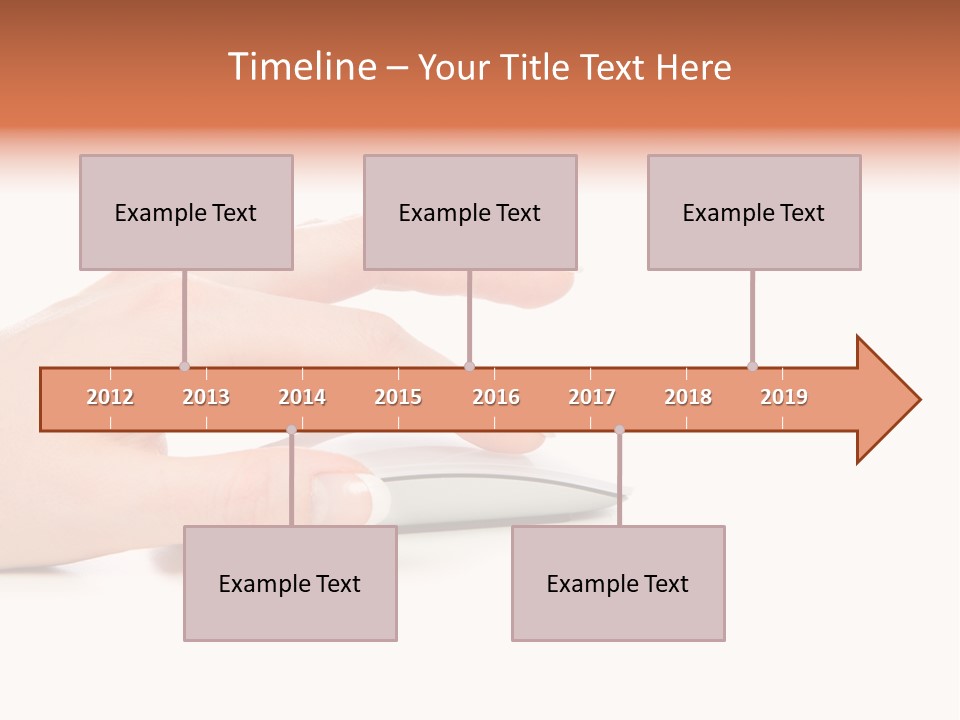 Connection Push Cable PowerPoint Template