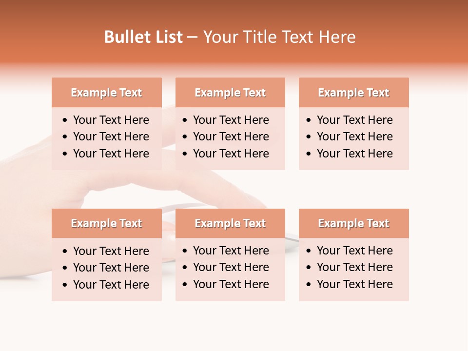 Connection Push Cable PowerPoint Template