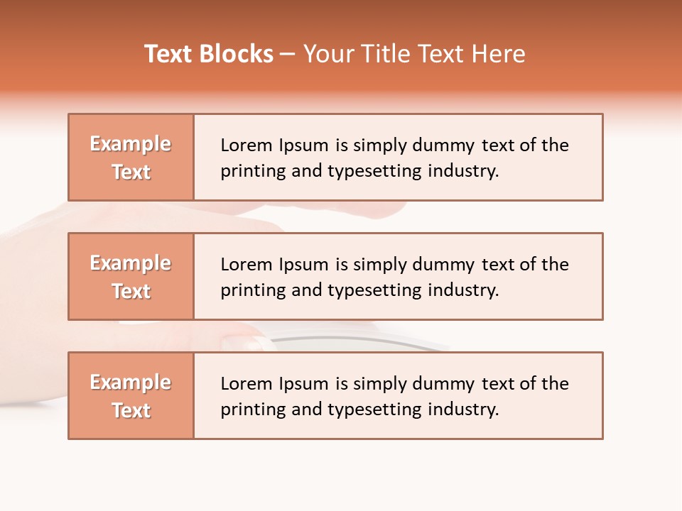 Connection Push Cable PowerPoint Template