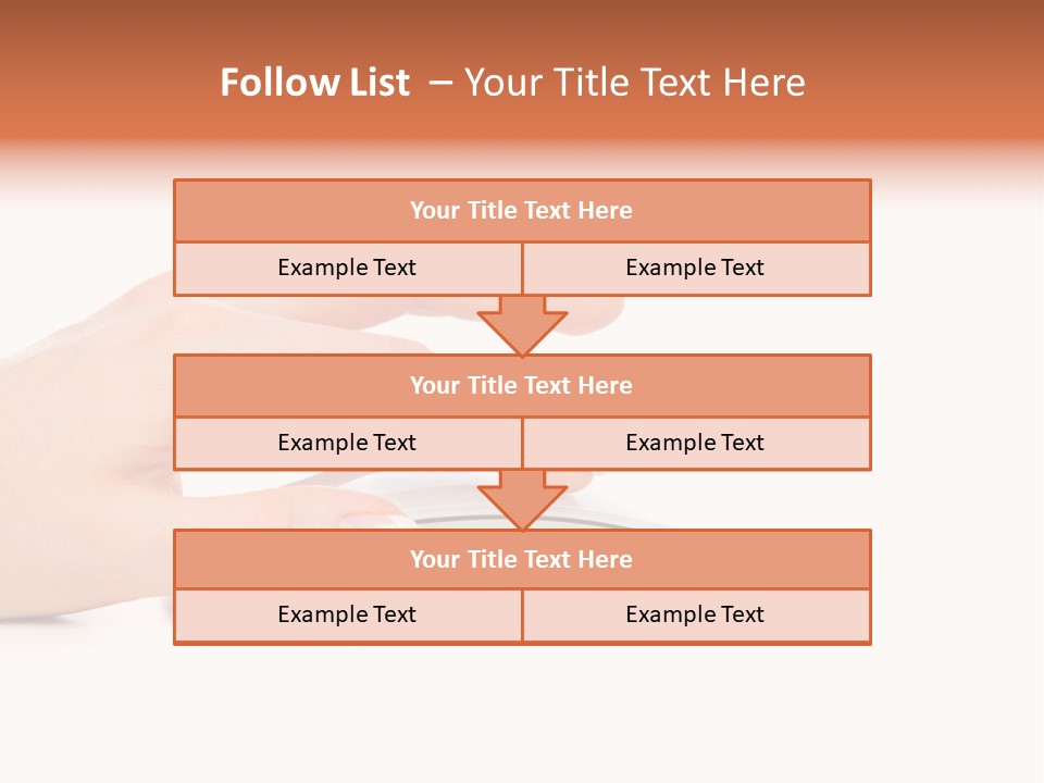 Connection Push Cable PowerPoint Template