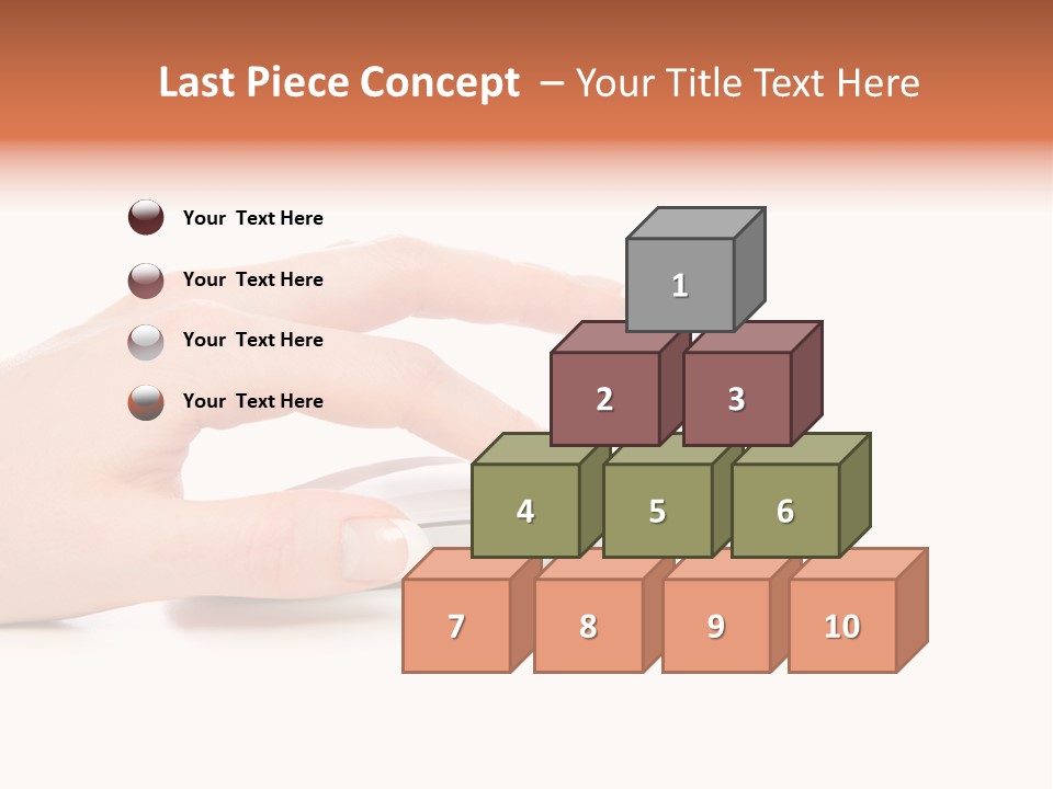 Connection Push Cable PowerPoint Template