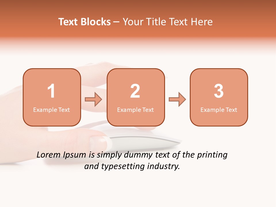 Connection Push Cable PowerPoint Template