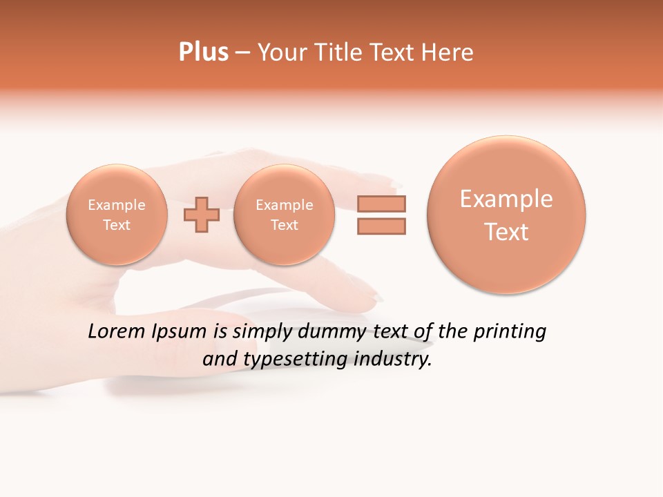 Connection Push Cable PowerPoint Template