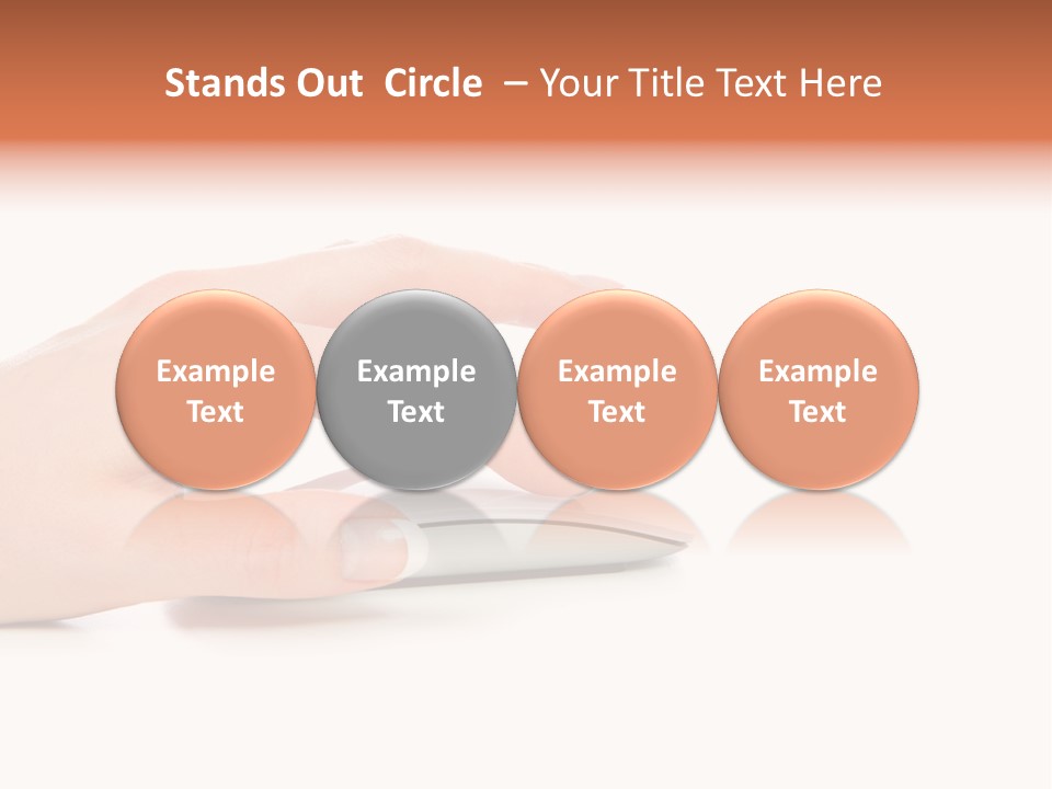 Connection Push Cable PowerPoint Template