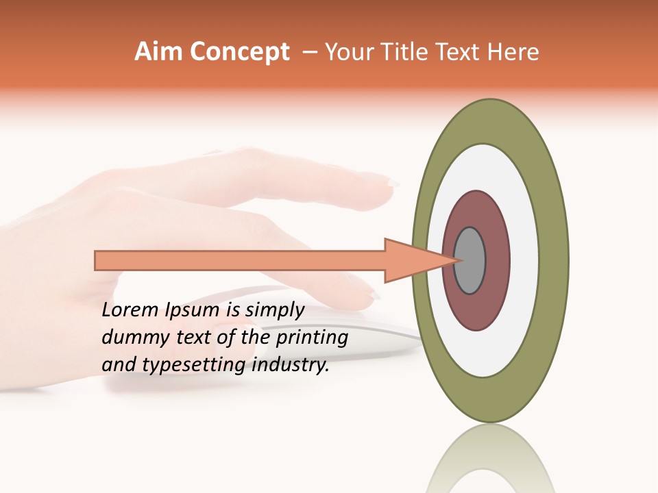 Connection Push Cable PowerPoint Template
