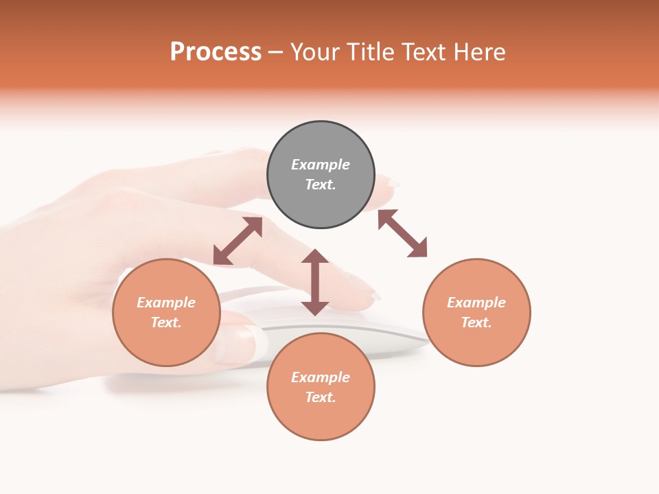 Connection Push Cable PowerPoint Template