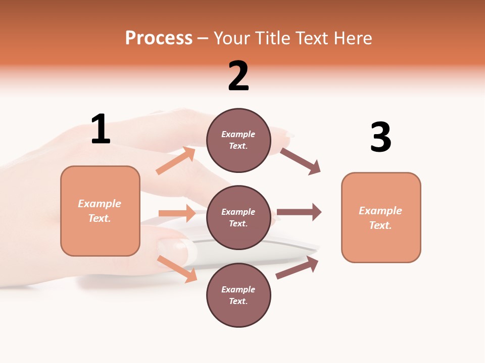Connection Push Cable PowerPoint Template