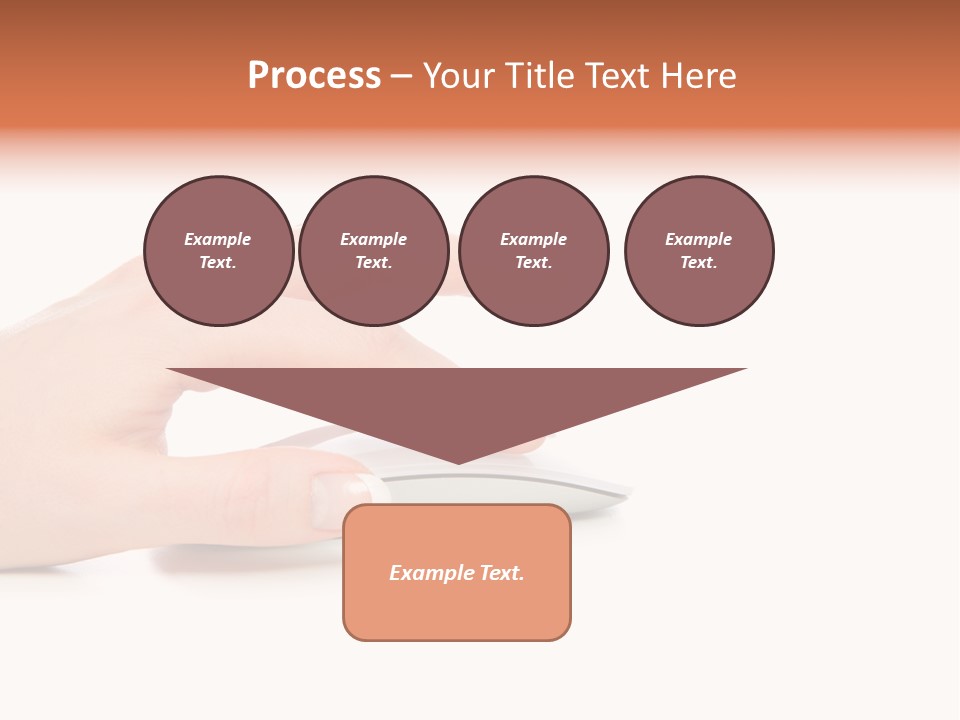 Connection Push Cable PowerPoint Template