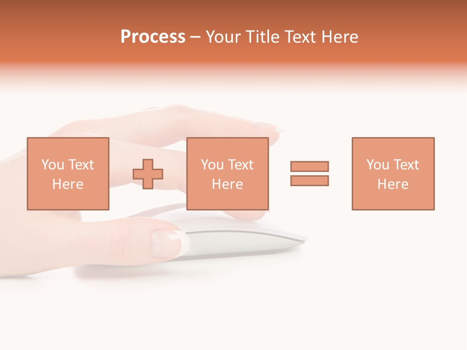 Connection Push Cable PowerPoint Template