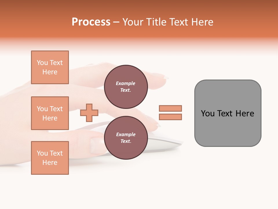 Connection Push Cable PowerPoint Template