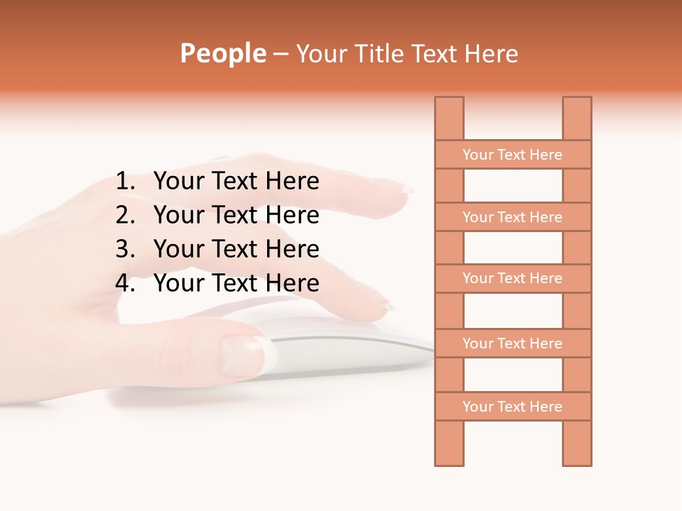 Connection Push Cable PowerPoint Template
