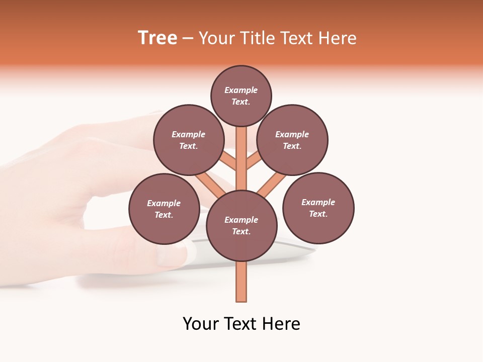 Connection Push Cable PowerPoint Template