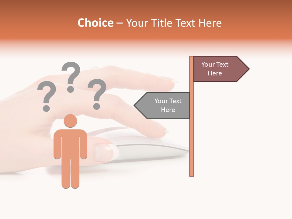 Connection Push Cable PowerPoint Template