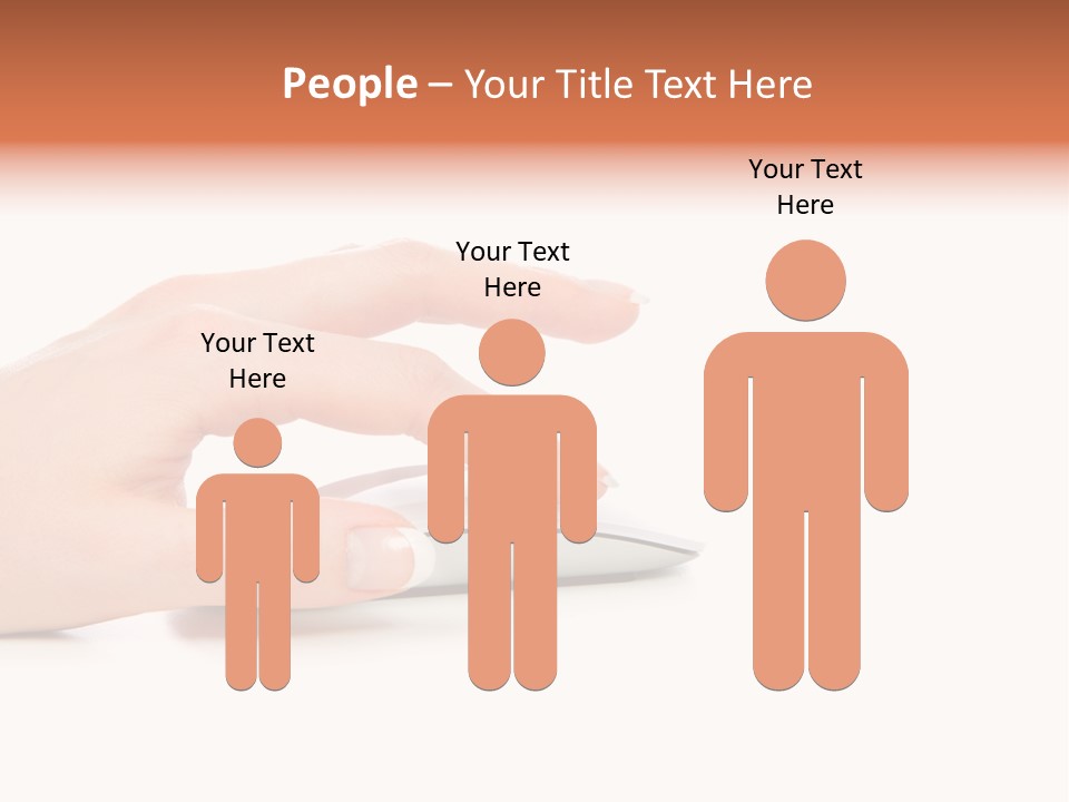 Connection Push Cable PowerPoint Template