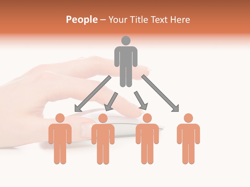 Connection Push Cable PowerPoint Template