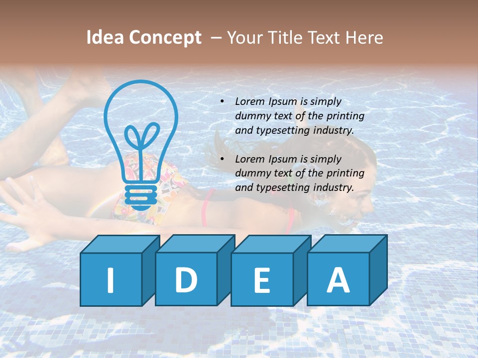 Vacation Happy Holiday PowerPoint Template