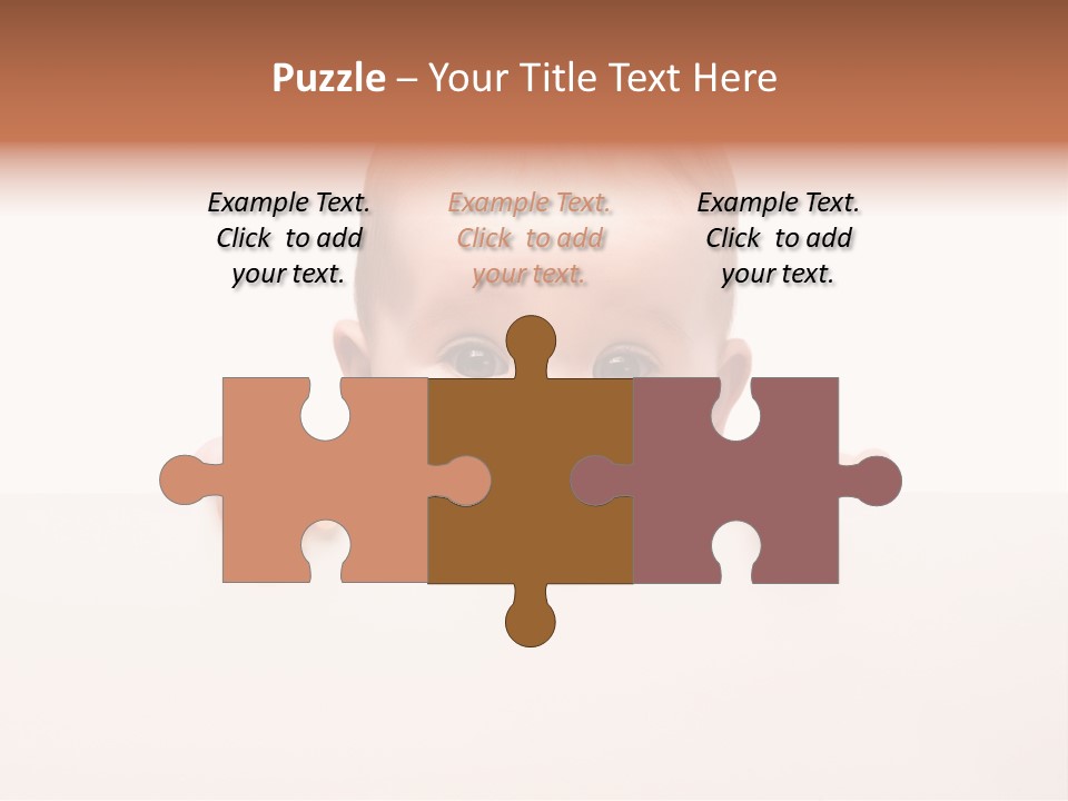 Fence Holding Boy PowerPoint Template