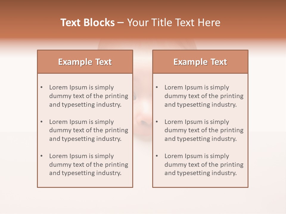 Fence Holding Boy PowerPoint Template