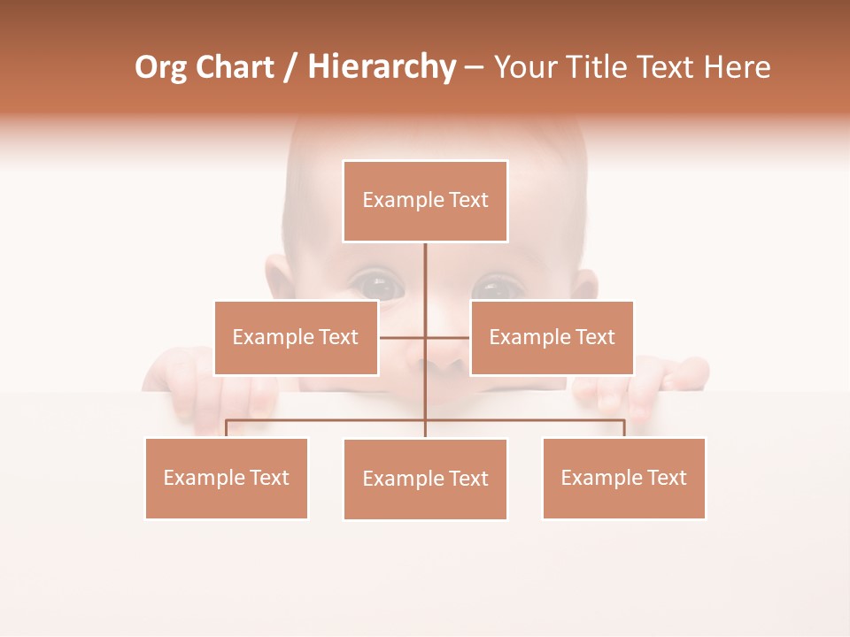 Fence Holding Boy PowerPoint Template