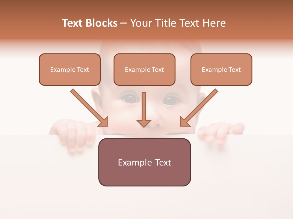 Fence Holding Boy PowerPoint Template