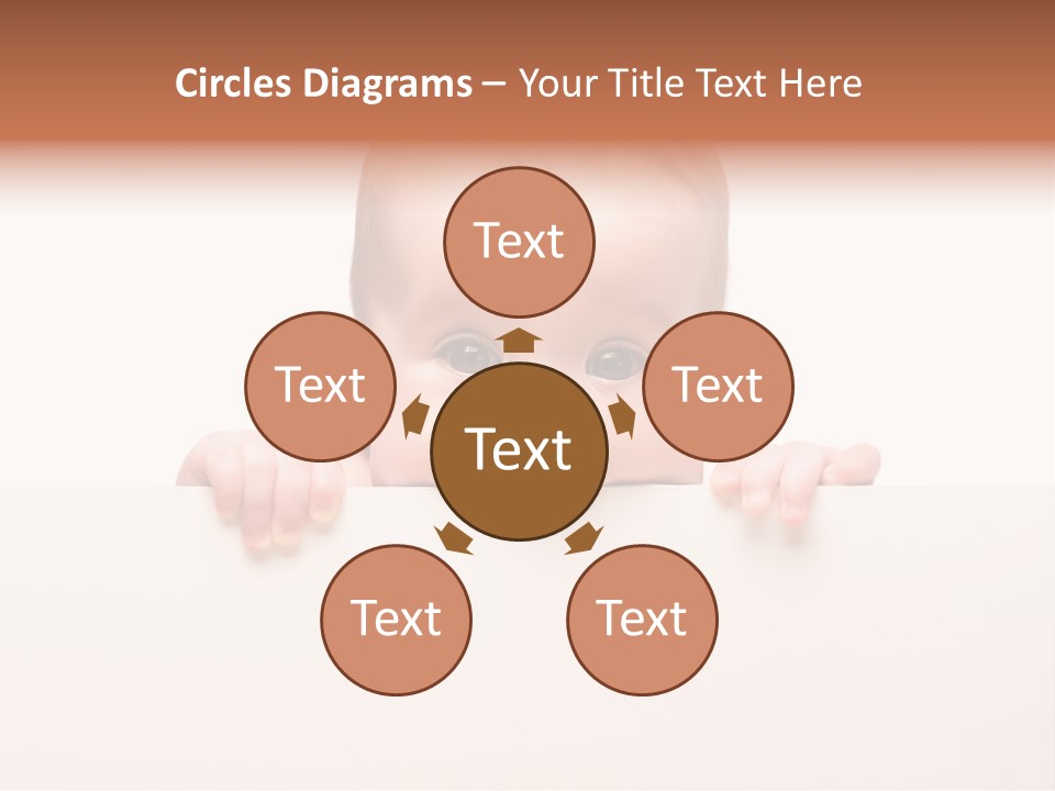 Fence Holding Boy PowerPoint Template