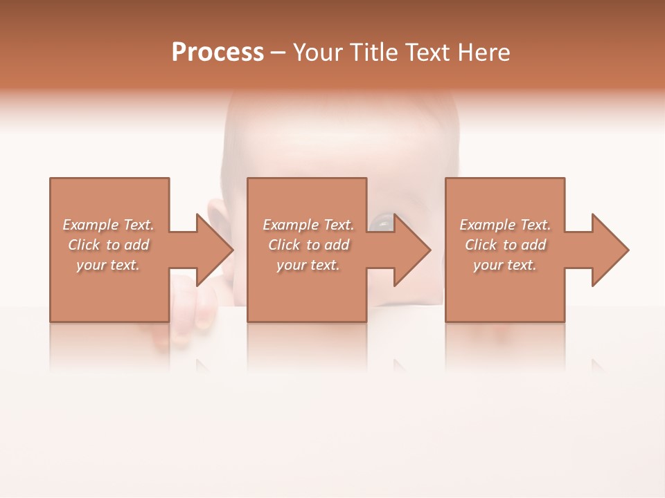 Fence Holding Boy PowerPoint Template