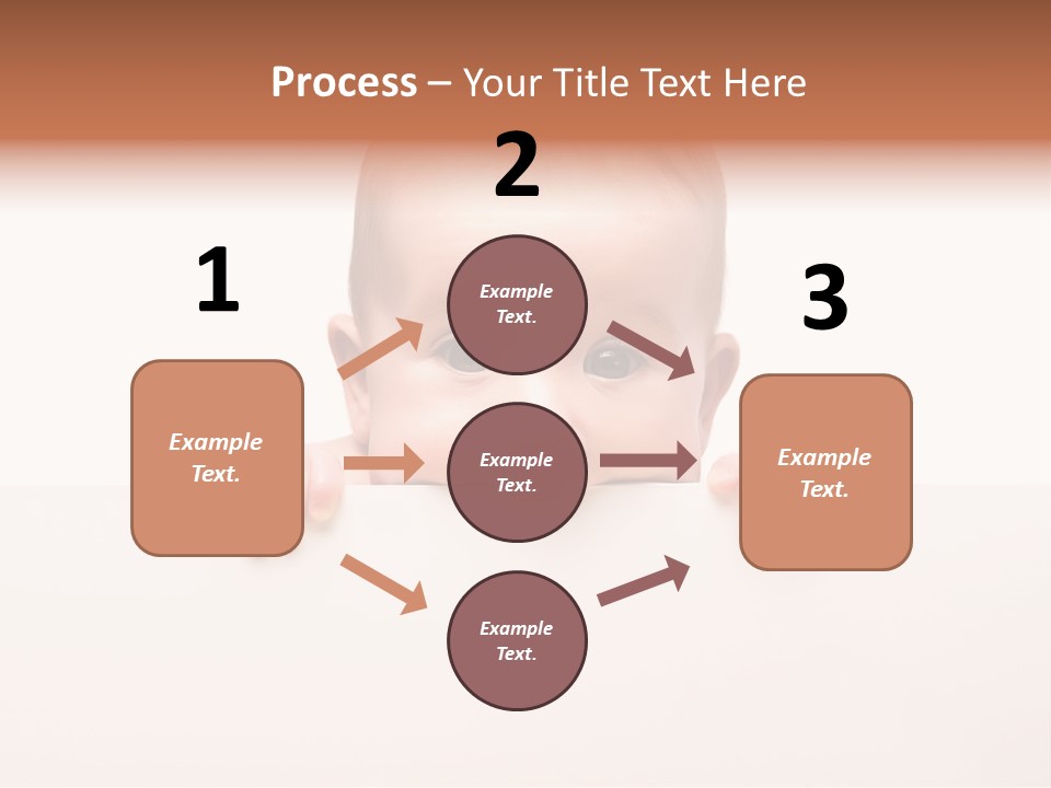 Fence Holding Boy PowerPoint Template