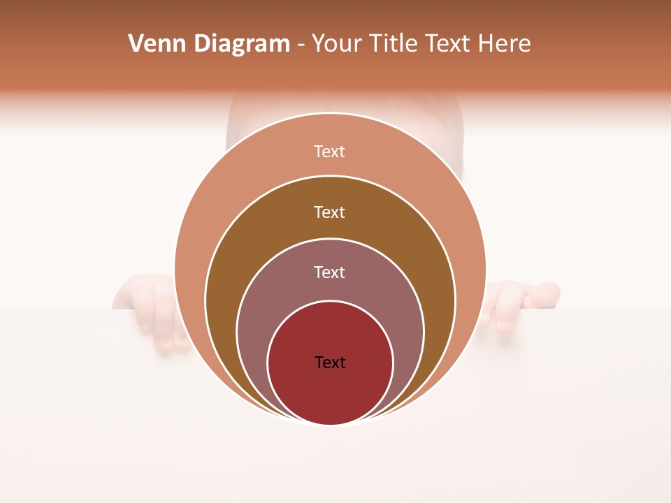 Fence Holding Boy PowerPoint Template