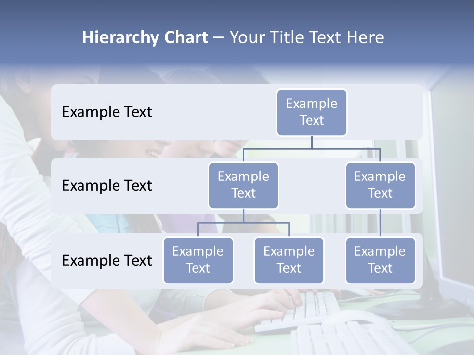 Diversity Computer Friends PowerPoint Template
