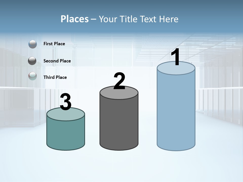 Futuristic Passage Inside PowerPoint Template
