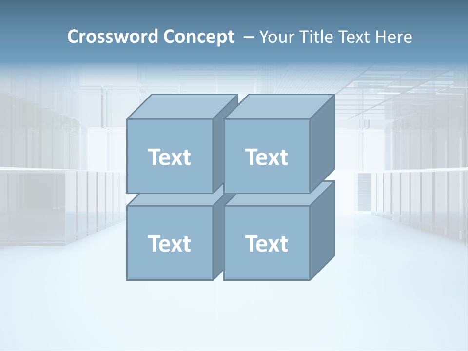 Futuristic Passage Inside PowerPoint Template