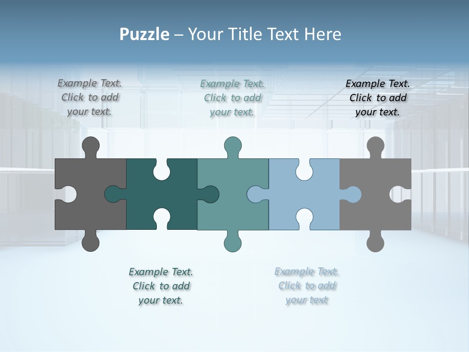 Futuristic Passage Inside PowerPoint Template