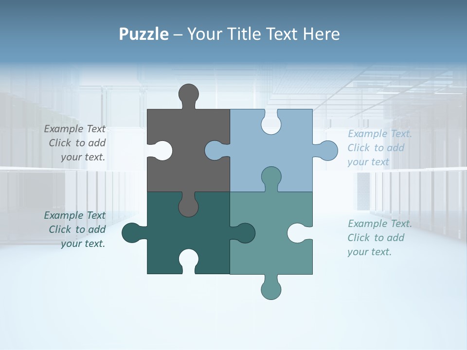Futuristic Passage Inside PowerPoint Template