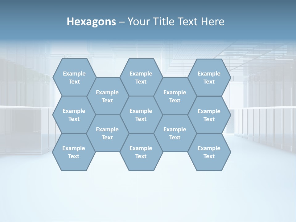Futuristic Passage Inside PowerPoint Template