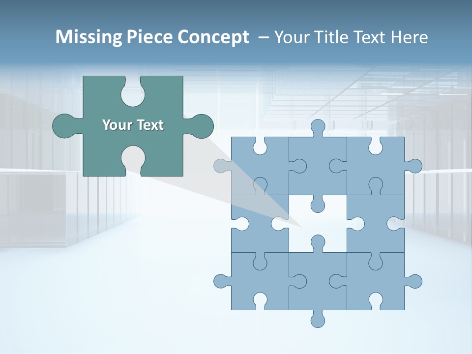 Futuristic Passage Inside PowerPoint Template