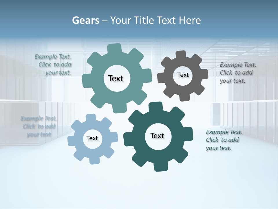 Futuristic Passage Inside PowerPoint Template