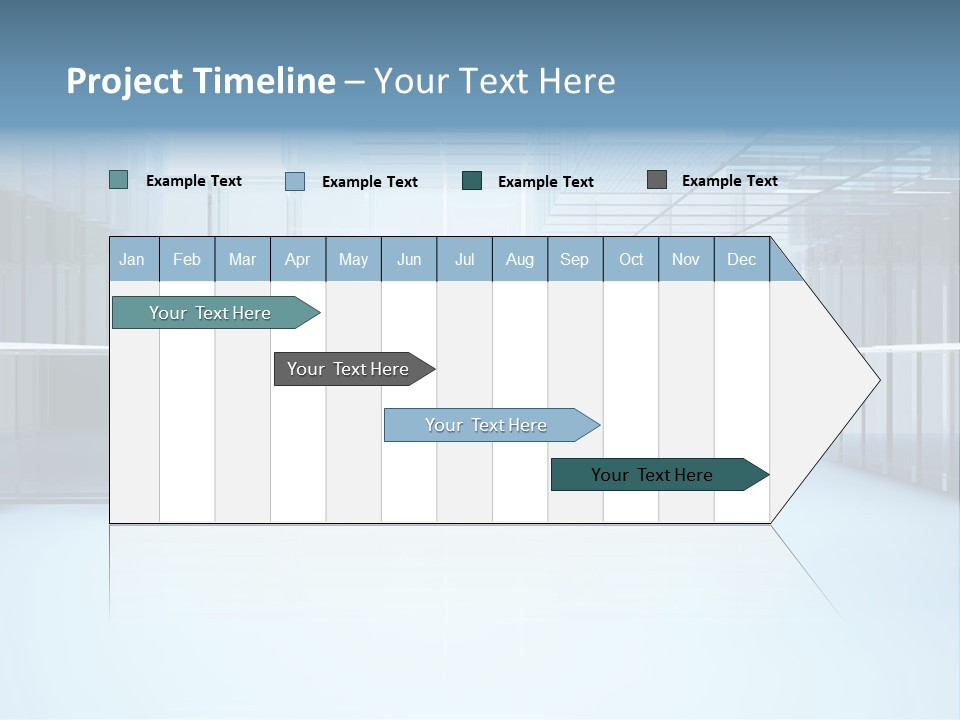 Futuristic Passage Inside PowerPoint Template