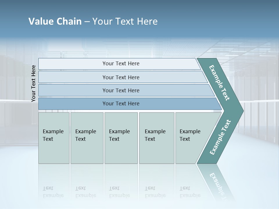 Futuristic Passage Inside PowerPoint Template