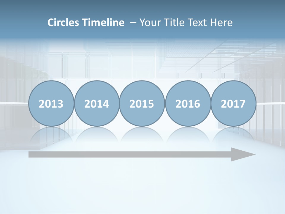 Futuristic Passage Inside PowerPoint Template