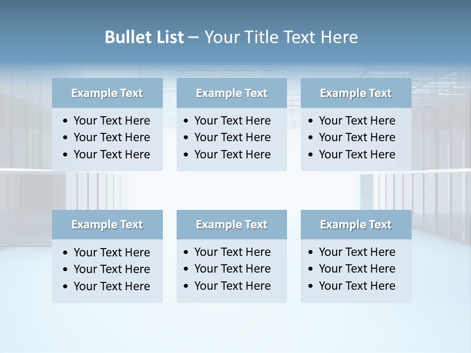Futuristic Passage Inside PowerPoint Template
