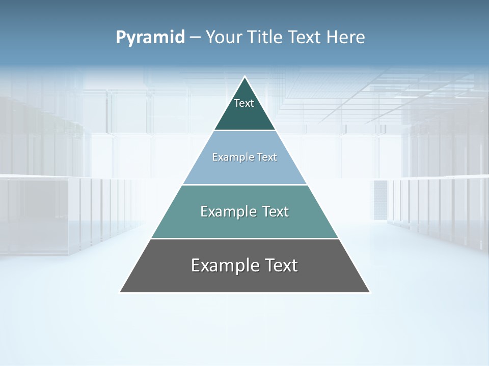 Futuristic Passage Inside PowerPoint Template