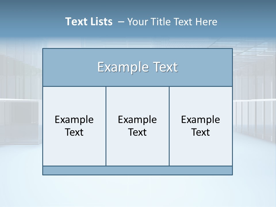 Futuristic Passage Inside PowerPoint Template