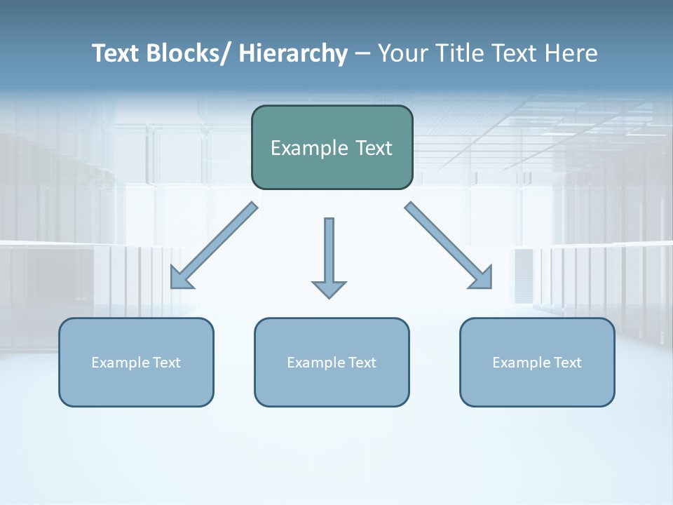 Futuristic Passage Inside PowerPoint Template