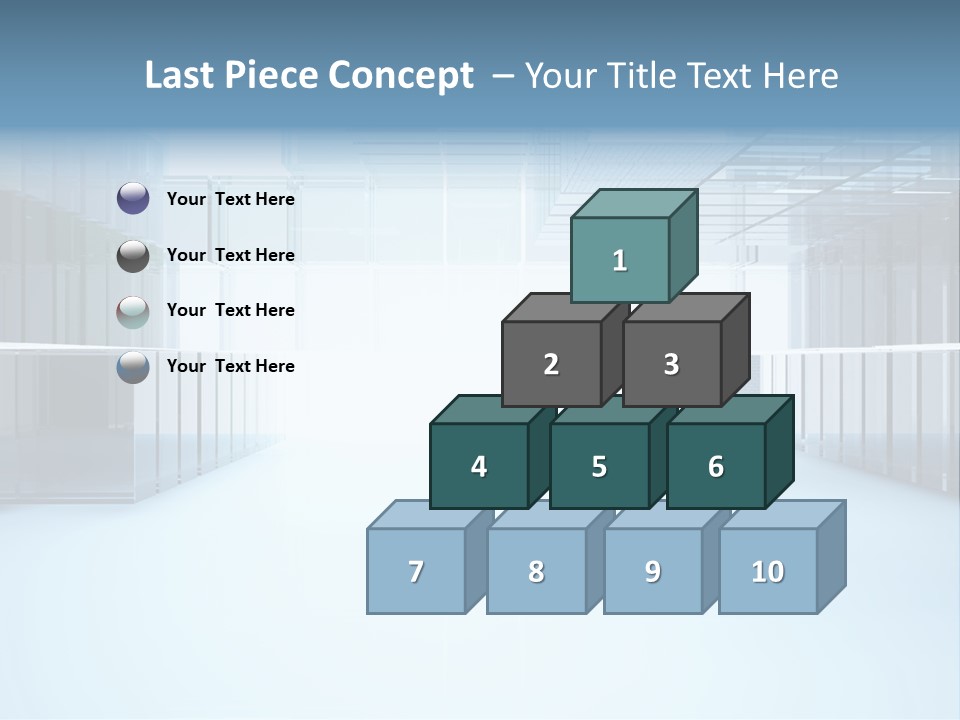 Futuristic Passage Inside PowerPoint Template