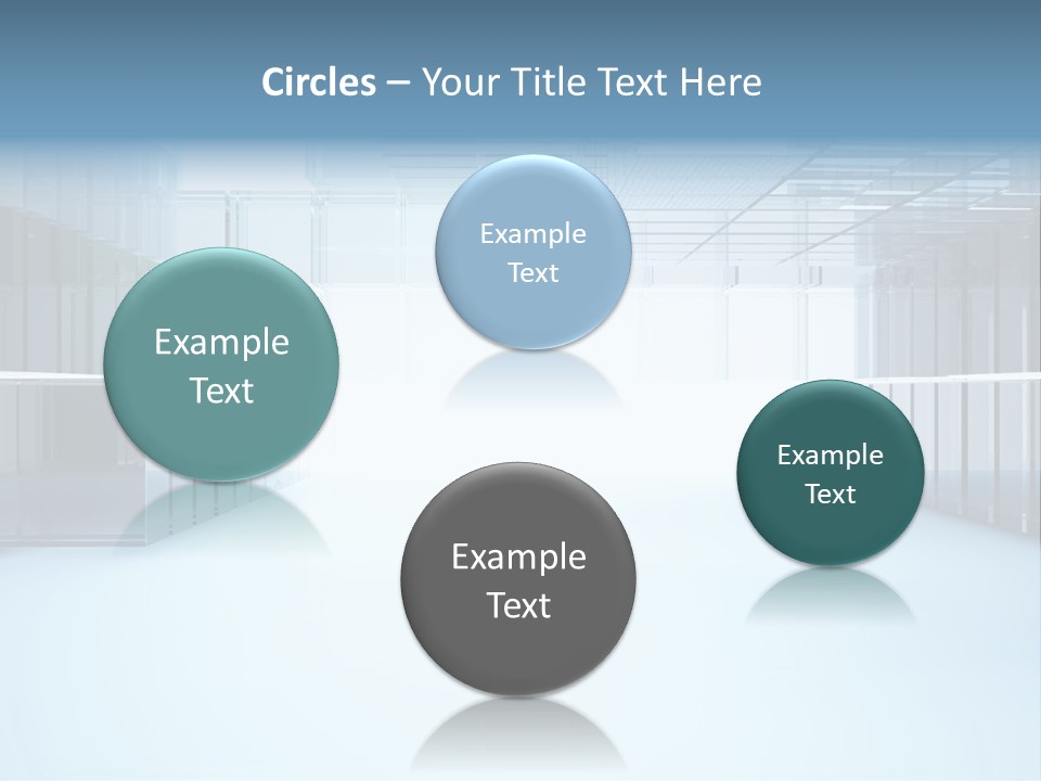 Futuristic Passage Inside PowerPoint Template