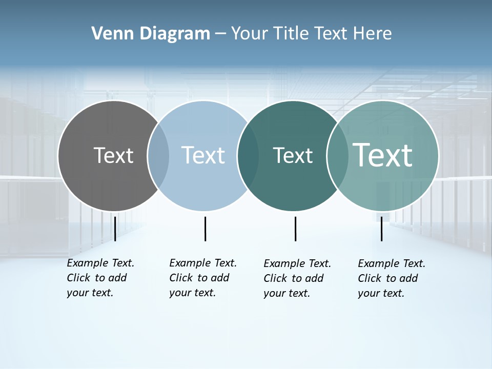 Futuristic Passage Inside PowerPoint Template